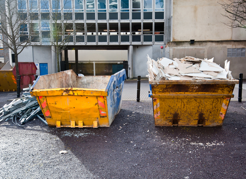 bin hire full of rubbish